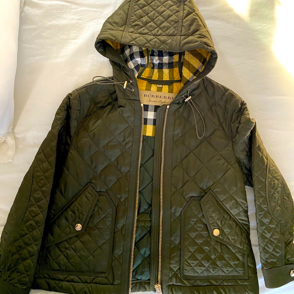 Burberry Quilted Jacket S/P Olive
